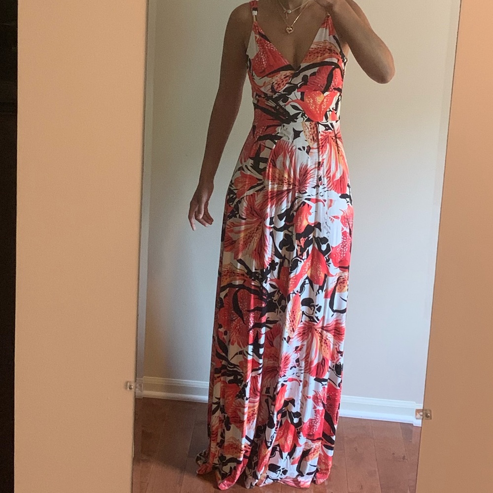 JLo Floral Maxi Dress